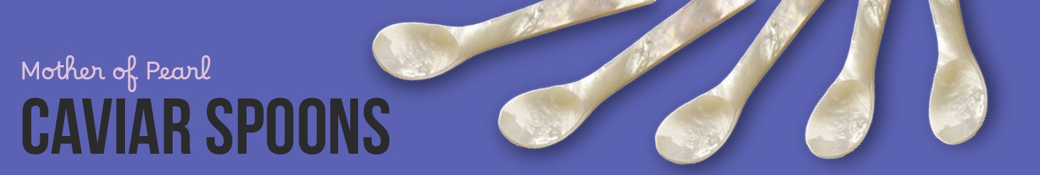 Mother of Pearl Caviar Spoons Product Image 